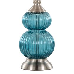 Minerva Table Lamp Pair French Blue