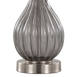 Joya Table Lamp Pair Dark Gray