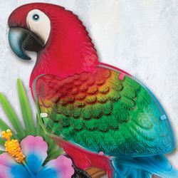 Macaw Parrot Wall Art Multi Bright