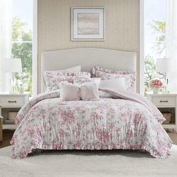 Adele Comforter Bed Set Pink