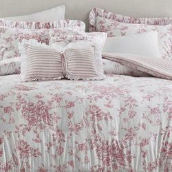Adele Comforter Bed Set Pink