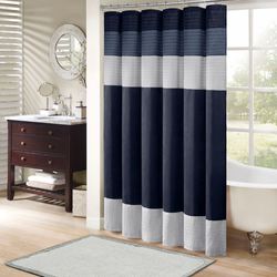 Amherst Shower Curtain Navy 72 x 72