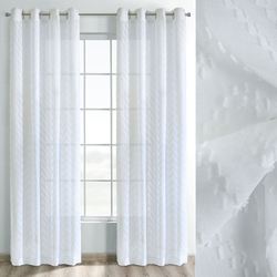 Anvers Sheer Grommet Curtain Panel White