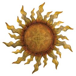 Aryana Sun Wall Sculpture Multi Metallic