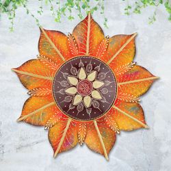 Mira Floral Wall Art Multi Warm