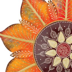 Mira Floral Wall Art Multi Warm