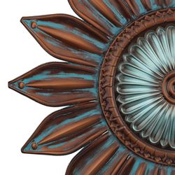 Regal Blossom Wall Sculpture Bronze