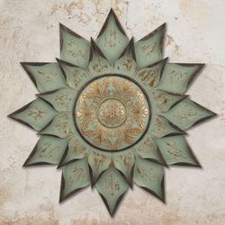 Patina Blossom Wall Sculpture Sage