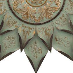 Patina Blossom Wall Sculpture Sage