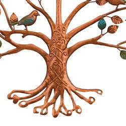 Tranquil Tree of Life Wall Sculpture Multi Earth