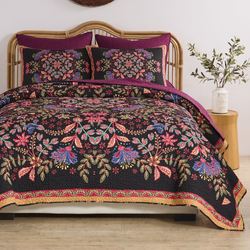 Jessa Mini Quilt Set Black
