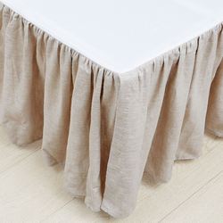 Beauty Gathered Bedskirt Linen