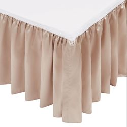 Concord Gathered Bedskirt Almond