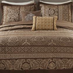 Bellagio II Bedspread Set Brown