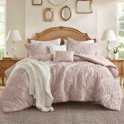 Mona Comforter Bed Set Pink