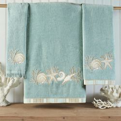 Sand Shells Bath Towel Set Spa Bath Hand Fingertip