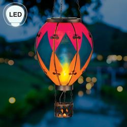 Diamond Hot Air Balloon Solar Lantern Multi Earth