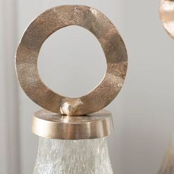 Annalisa Covered Decorative Vases Multi Metallic Set of Two