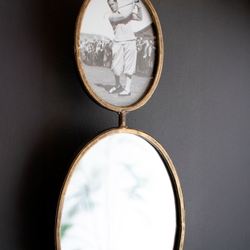 Sierra Wall Mirror Picture Frame Antique Gold