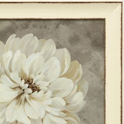 Blooming in Neutral II Framed Wall Art Cream