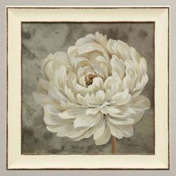 Blooming in Neutral III Framed Wall Art Cream