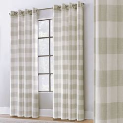 Leverett Grommet Curtain Panel Light Taupe 52 x 84