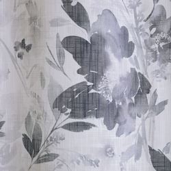 Congreve Semi Sheer Grommet Curtain Panel Steel Blue 52 x 84