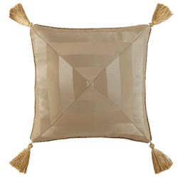 Anya Tasseled Pillow Gold 18 Square