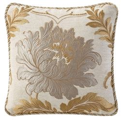 Ansonia Corded Pillow Gold 18 Square