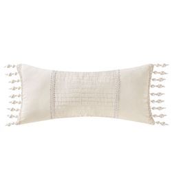 Paloma Tasseled Rectangle Pillow Ivory