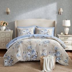 Heather Cottagecore Comforter Bed Set Beige