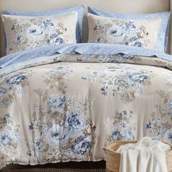 Heather Cottagecore Comforter Bed Set Beige