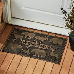 Wildlife Rubber Doormat Multi Warm 30 x 18