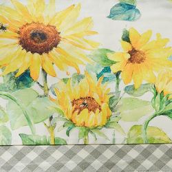 Follow the Sun Placemats Yellow Set of Four