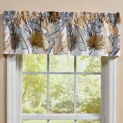 Tropical Essence Valance Black/Gold 60 x 14
