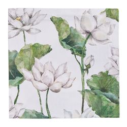 White Lotus Napkins Set of Four