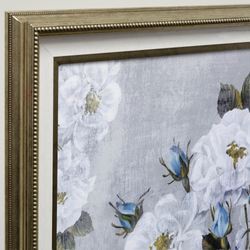 Graceful III Framed Wall Art White