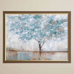 Nature Reflections Framed Wall Art Aqua