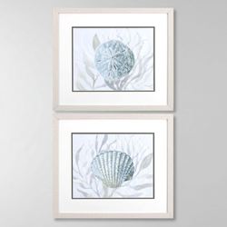 Ocean Beauty Framed Wall Art Multi Cool Set of Two