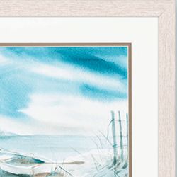 Subtle Mist Framed Wall Art Multi Cool Set of Two