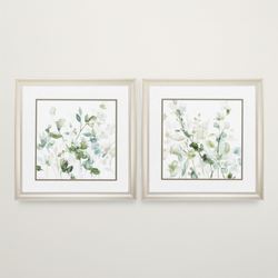 Sage Garden Framed Wall Art Green Set of Two