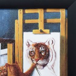 Norman Catwell Framed Wall Art Multi Warm