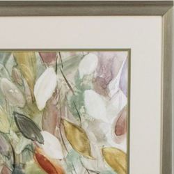 Rainy Cascade Framed Wall Art Multi Warm Set of Two