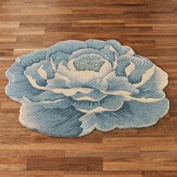 Delilah Round Rug Blue