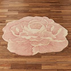 Mia Round Rug Rose Blush