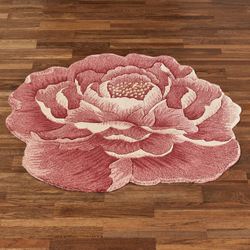 Isabella Round Rug Claret