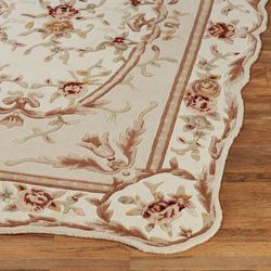Rose Aubusson Rectangle Rug