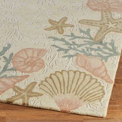 Seashell Rectangle Rug Multi Pastel