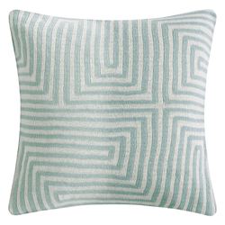 Houston Tailored Pillow Aqua 18 Square