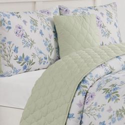 Bird Garden Bed Set Multi Pastel